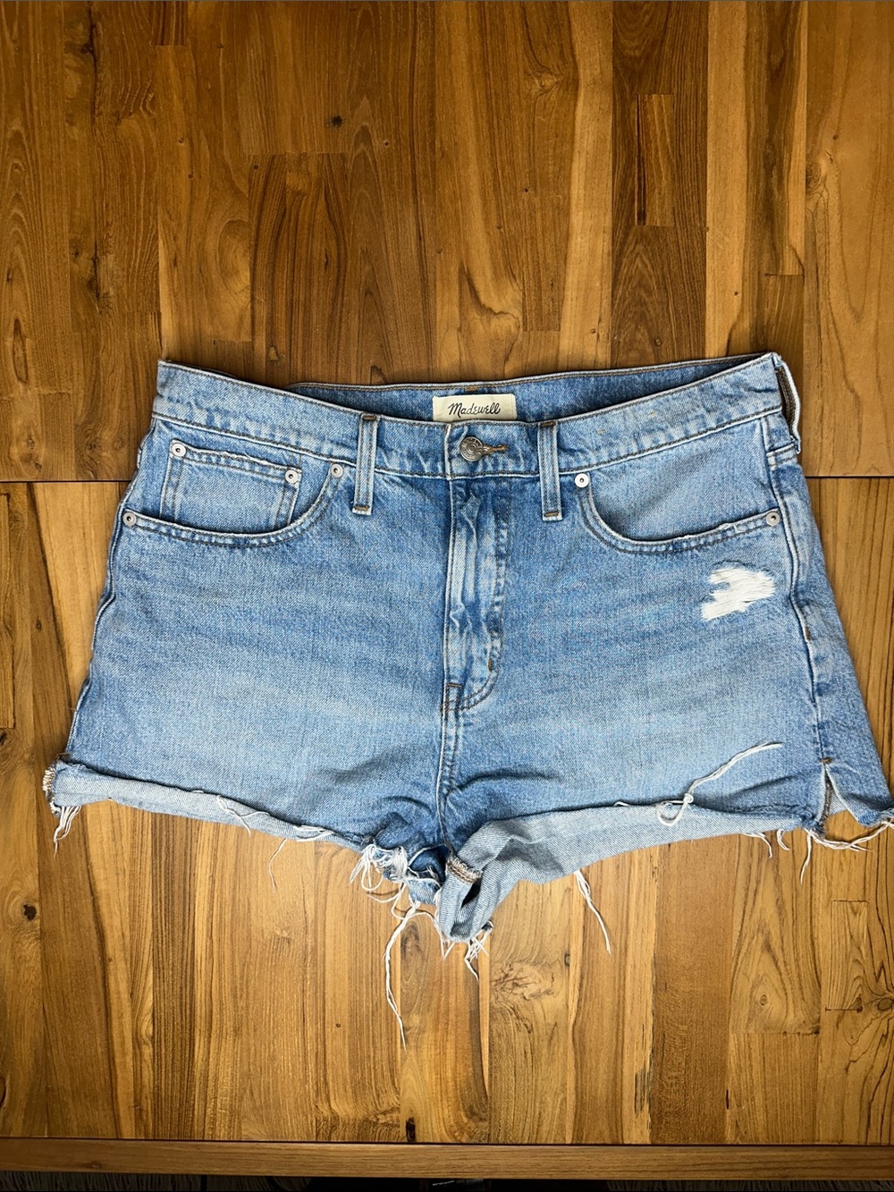 Madewell Relaxed Denim Cutoff Shorts